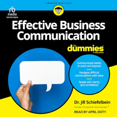 Effective Business Communication For Dummies – omslag til lydbogen af Jill Schiefelbein