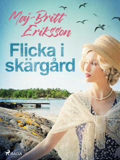 Flicka i skärgård – omslag till ljudboken av Maj-Britt Eriksson