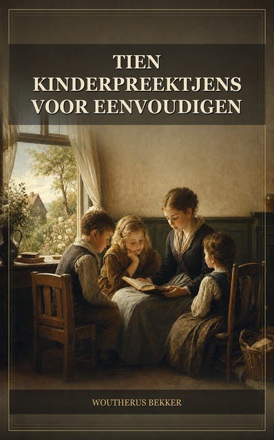 Tien kinderpreektjens voor eenvoudigen – omslag van het luisterboek van Woutherus Bekker