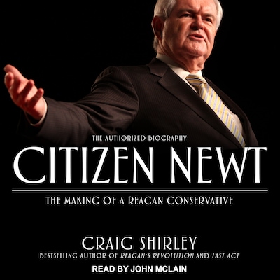 Citizen Newt – omslag til lydbogen af Craig Shirley