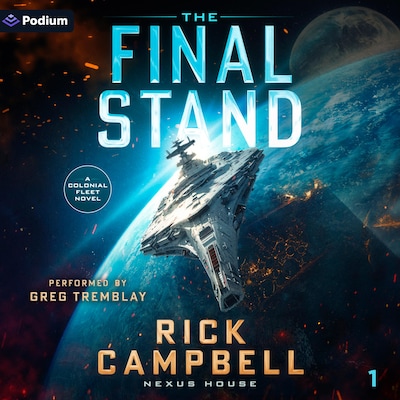 The Final Stand: A Colonial Fleet Novel – omslag til lydbogen af Rick Campbell