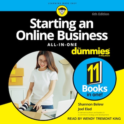 Starting an Online Business All-in-One For Dummies – omslag til lydbogen af Shannon Belew, Joel Elad