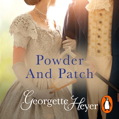 Powder And Patch – omslag til lydbogen af Georgette Heyer