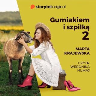 Gumiakiem i szpilką 2 – okładka audiobooka, autor Marta Krajewska