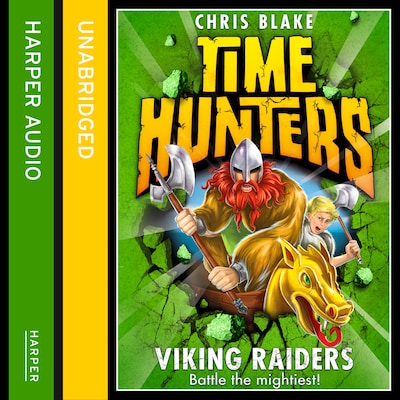 Viking Raiders – omslag til lydbogen af Chris Blake