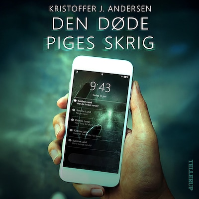 Den døde piges skrig – omslag til lydbogen af Kristoffer J. Andersen
