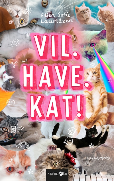 Vil. Have. Kat! – omslag til lydbogen af Ellen Sofie Lauritzen