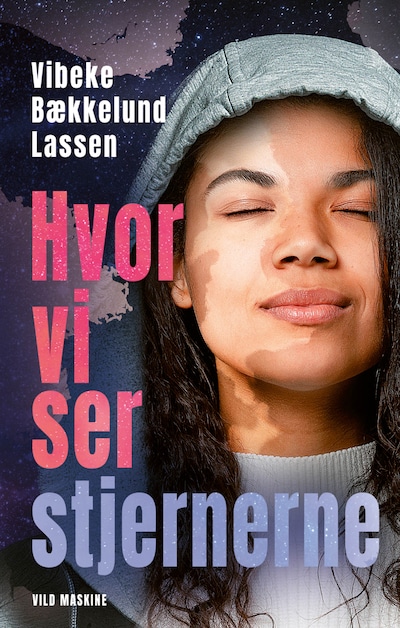 Hvor vi ser stjernerne – omslag til lydbogen af Vibeke Bækkelund Lassen