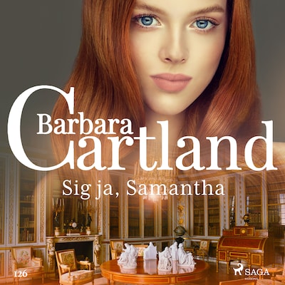 Sig ja, Samantha – omslag til lydbogen af Barbara Cartland