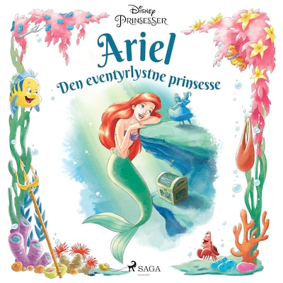 Ariel - Den eventyrlystne prinsesse – omslag til lydbogen af Disney