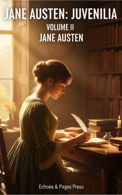 Jane Austen: Juvenilia – Volume II: More Early Tales of Satire, Imagination, and Literary Experiment – omslag til lydbogen af Jane Austen