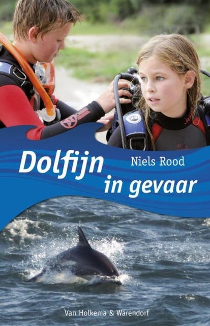Dolfijn in gevaar – omslag van het luisterboek van Niels Rood