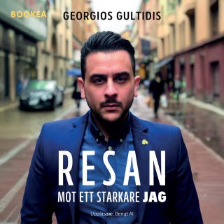 Resan mot ett starkare Jag – omslag till ljudboken av Georgios Gultidis