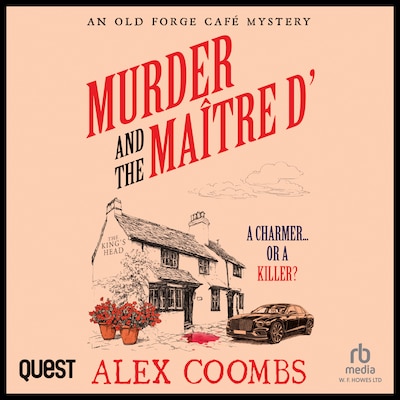 Murder and the Maitre D' – omslag til lydbogen af Alex Coombs