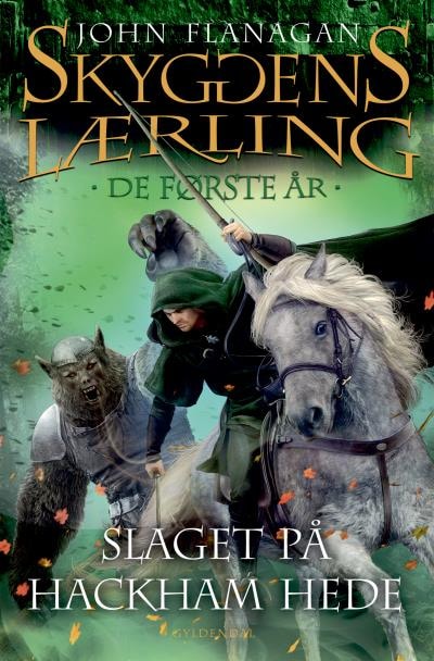 Skyggens lærling. De første år 2 - Slaget på Hackham Hede – omslag til lydbogen af John Flanagan