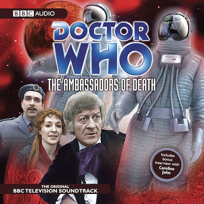 Doctor Who: The Ambassadors Of Death (TV Soundtrack) – omslag til lydbogen af David Whitaker