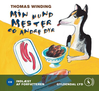 Thomas Winding læser Min hund Mester og andre dyr – omslag til lydbogen af Thomas Winding