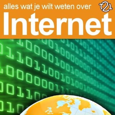 Alles wat je wilt weten over internet – omslag van het luisterboek van Noortje Henrichs, Adrienne Simons, Dirkjan van Ittersum