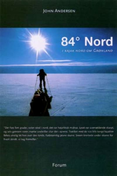 84 grader Nord – omslag til lydbogen af John Andersen