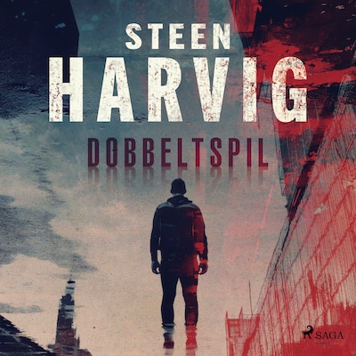 Dobbeltspil – omslag til lydbogen af Steen Harvig