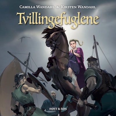 Tvillingefuglene – omslag til lydbogen af Camilla Wandahl, Kirsten Wandahl