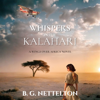Whispers in the Kalahari – omslag til lydbogen af B. G. Nettelton