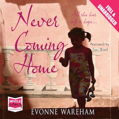 Never Coming Home – omslag til lydbogen af Evonne Wareham