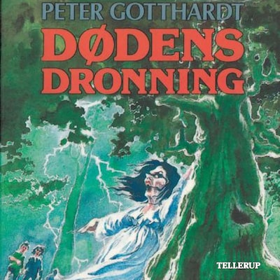 Dødens Dronning – omslag til lydbogen af Peter Gotthardt
