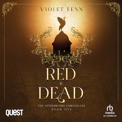 Red & Dead – omslag til lydbogen af Violet Fenn