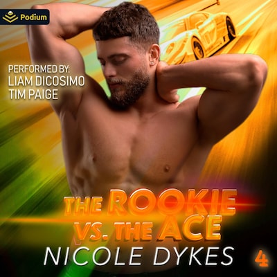 The Rookie vs The Ace – omslag til lydbogen af Nicole Dykes