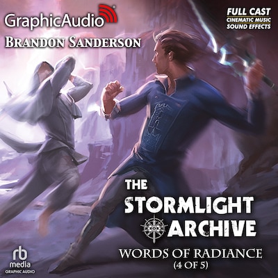 Words of Radiance (4 of 5) [Dramatized Adaptation] – omslag til lydbogen af Brandon Sanderson