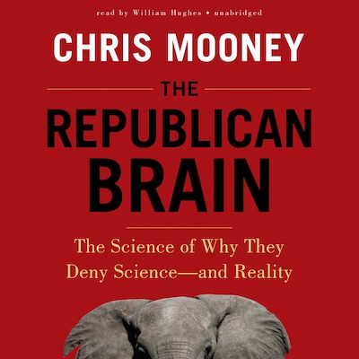 The Republican Brain – omslag til lydbogen af Chris Mooney