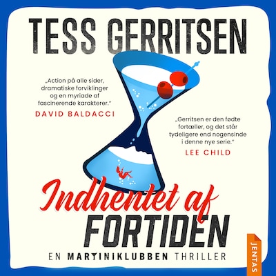 Indhentet af fortiden – omslag til lydbogen af Tess Gerritsen