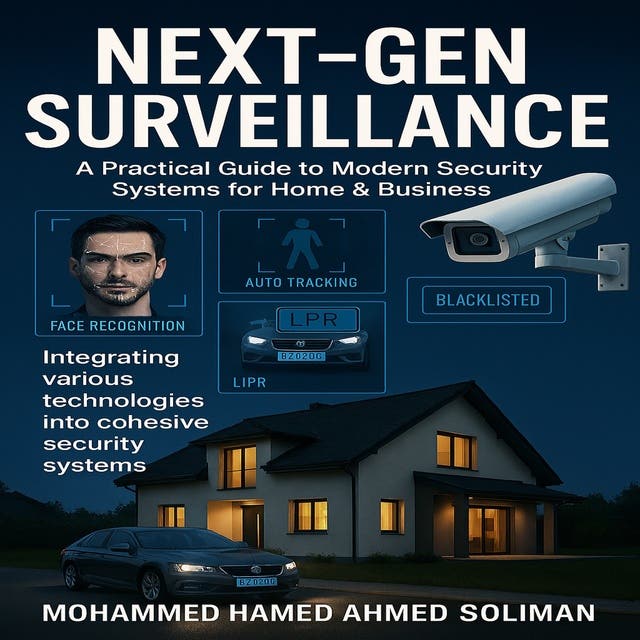 Next-Gen Surveillance: A Practical Guide to Modern Security Systems for Home & Business – omslag til lydbogen af Mohammed Hamed Ahmed Soliman