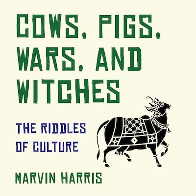 Cows, Pigs, Wars, and Witches – omslag til lydbogen af Marvin Harris