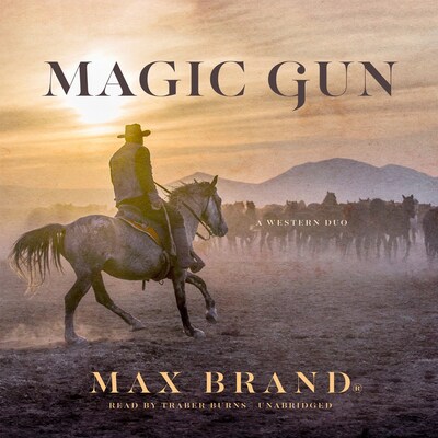 Magic Gun – omslag til lydbogen af Max Brand