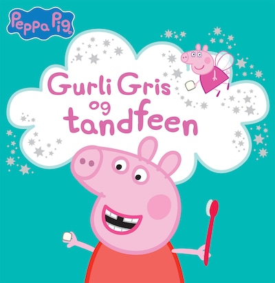 Gurli Gris og tandfeen – omslag til lydbogen af Gurli Gris