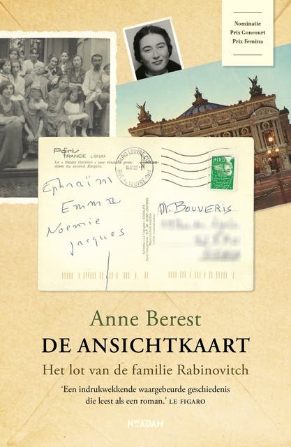De ansichtkaart: Het lot van de familie Rabinovitch – omslag van het luisterboek van Anne Berest