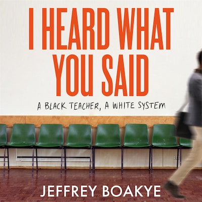 I Heard What You Said – omslag van het luisterboek van Jeffrey Boakye