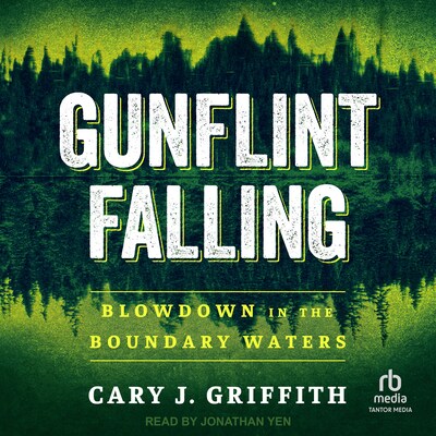 Gunflint Falling – omslag til lydbogen af Cary J. Griffith