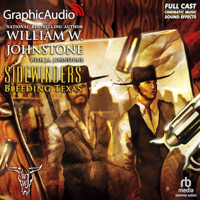 Bleeding Texas [Dramatized Adaptation] – omslag til lydbogen af William W. Johnstone, J.A. Johnstone