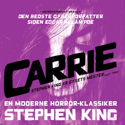 Carrie – omslag til lydbogen af Stephen King