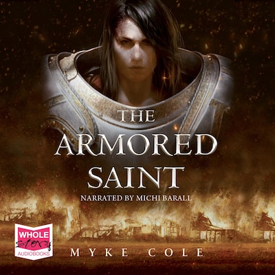 The Armored Saint – omslag til lydbogen af Myke Cole