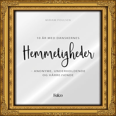Hemmeligheder – omslag til lydbogen af Miriam Poulsen