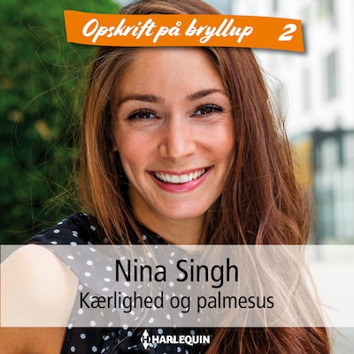 Kærlighed og palmesus – omslag til lydbogen af Nina Singh