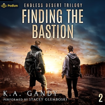 Finding the Bastion – omslag til lydbogen af K.A. Gandy