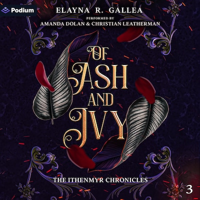 Of Ash and Ivy – omslag til lydbogen af Elayna R. Gallea