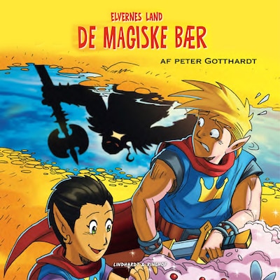 Elvernes land 1: De magiske bær – omslag til lydbogen af Peter Gotthardt