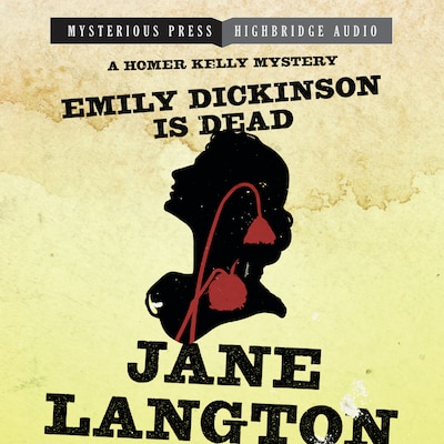 Emily Dickinson Is Dead – omslag til lydbogen af Jane Langton