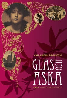 Glas och aska – omslag till ljudboken av Ann Syréhn Tomasevic